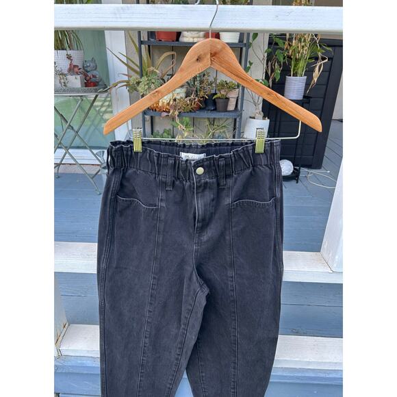 Madewell Pull-On Balloon Jeans in Hobson Wash: Paperbag Edition, size S - Picture 4 of 6